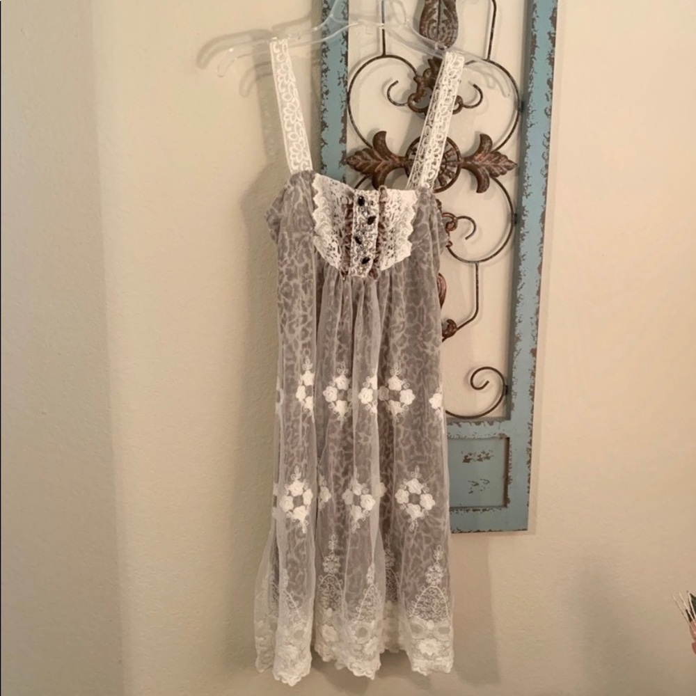 Ranch Royalty White Lace and Leopard Print…